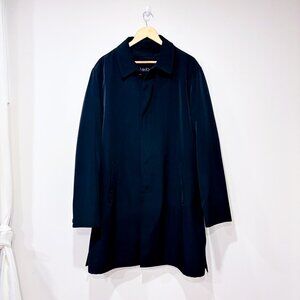 CALVIN KLEIN Men's Black Coat with Removable Liner | Size 46 Tall